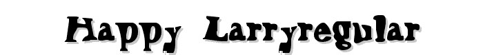 Happy LarryRegular font